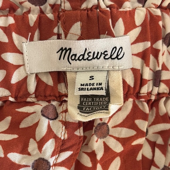 Madewell Women’s High Elastic Waist Skirt Size S with Flowers and‎ Buttons - Picture 7 of 8